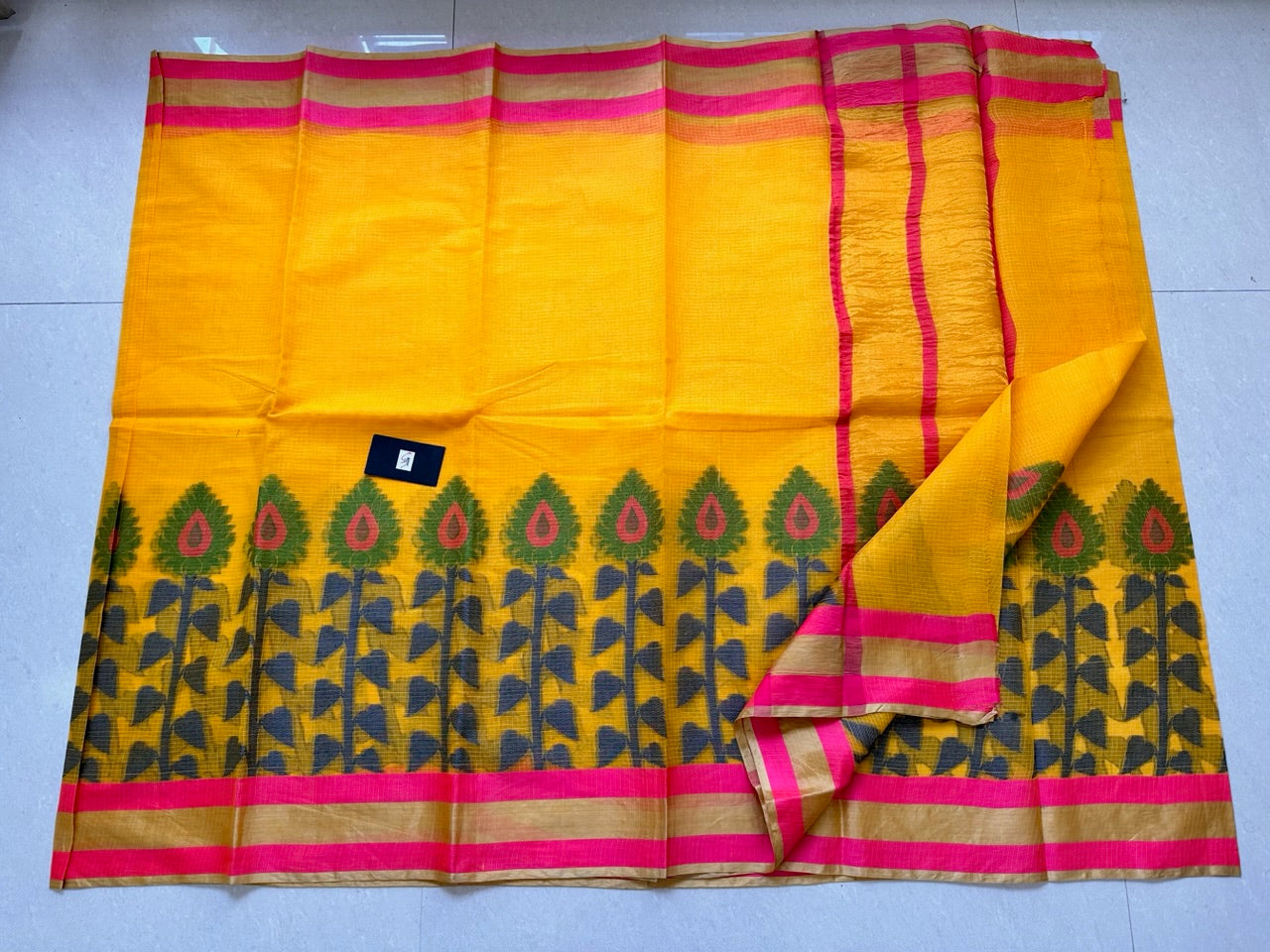 Pure Weaved Kota Cotton Doria Saree