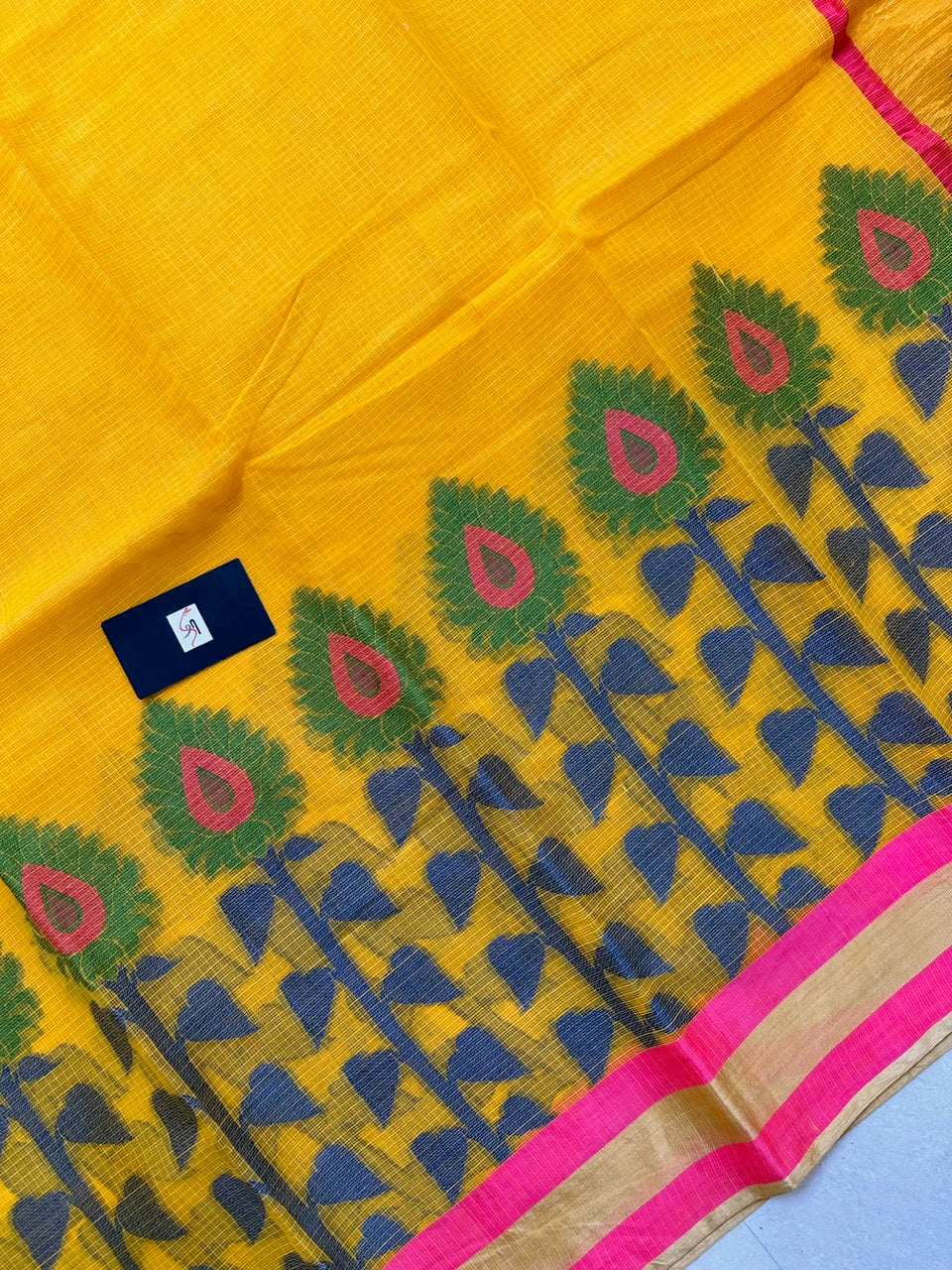 Pure Weaved Kota Cotton Doria Saree