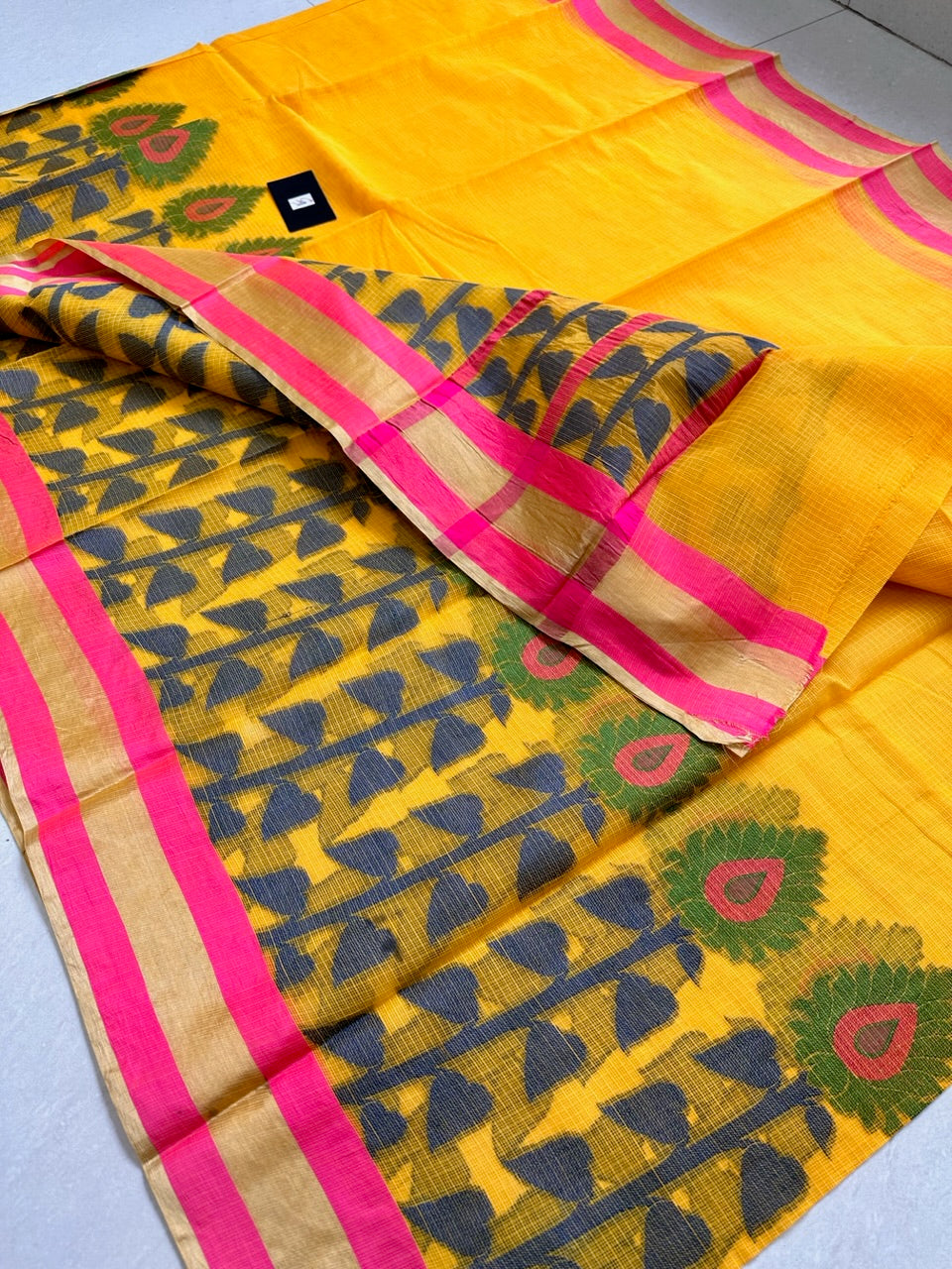 Pure Weaved Kota Cotton Doria Saree