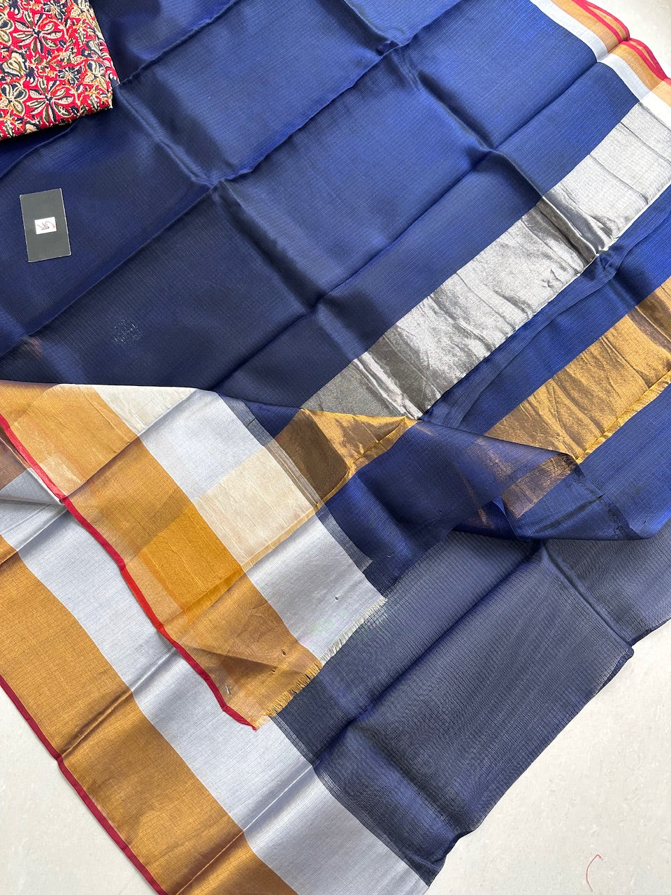 Pure Single Dyed Kota Silk Saree