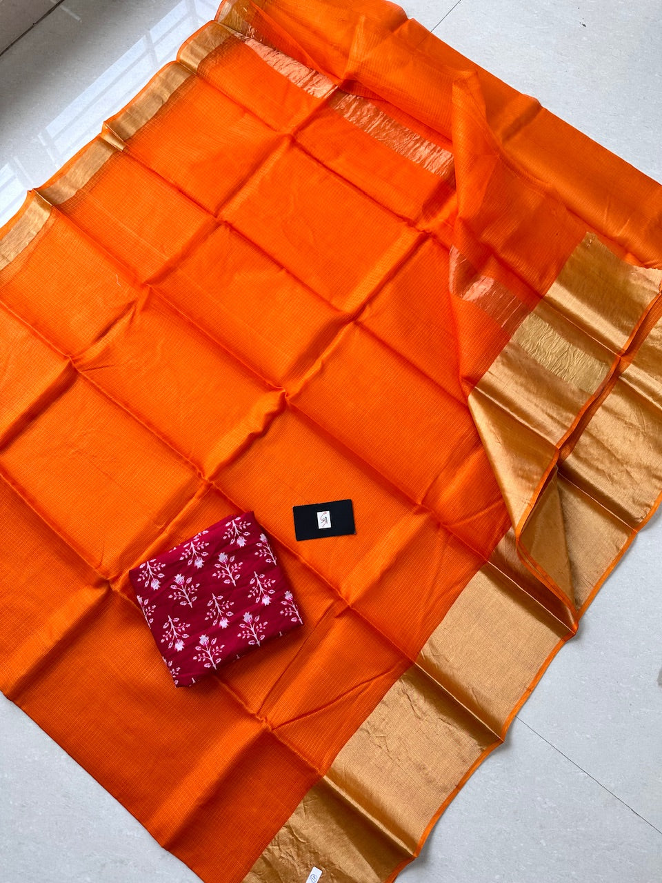 Pure Single Dyed Kota Silk Saree