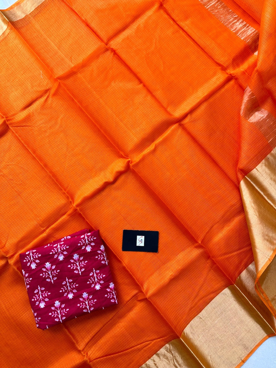 Pure Single Dyed Kota Silk Saree