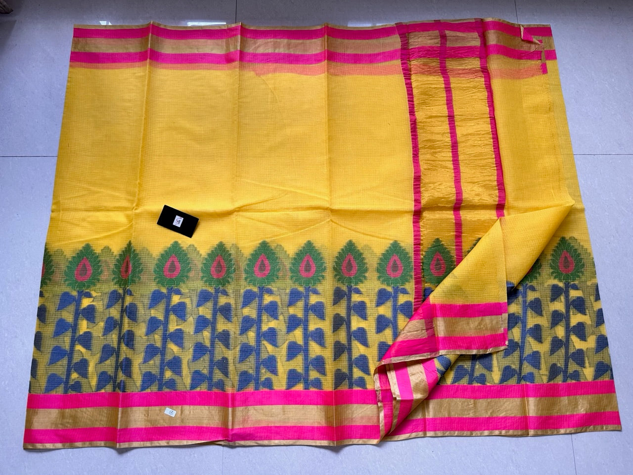 Pure Weaved Kota Cotton Doria Saree