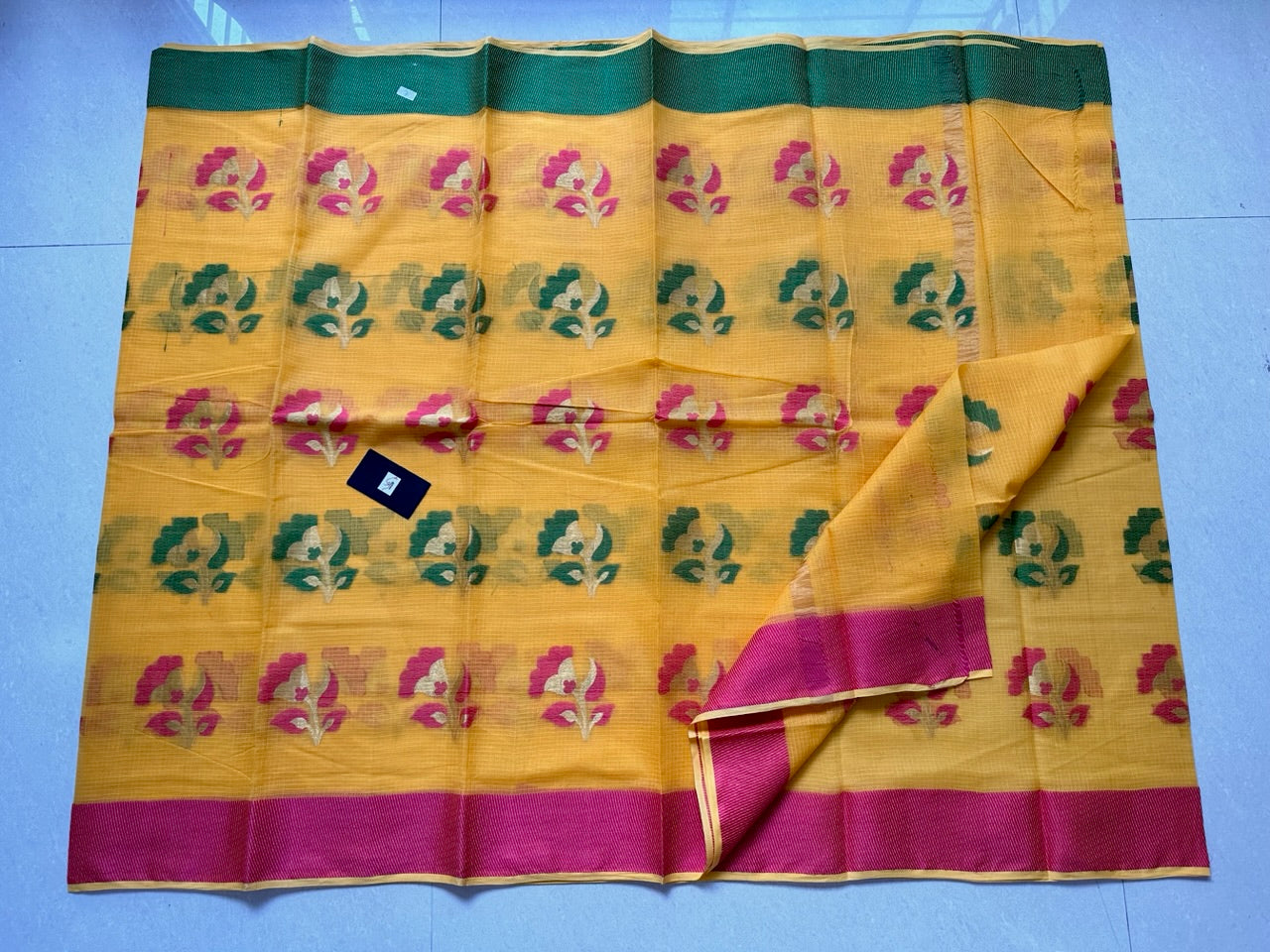 Pure Weaved Kota Cotton Doria Saree