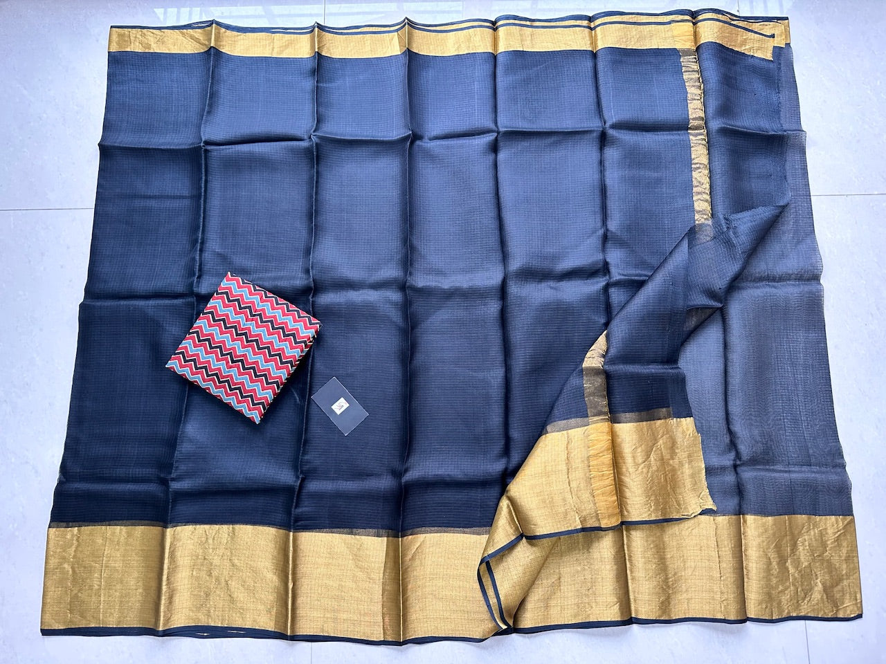 Pure Single Dyed Kota Silk Saree