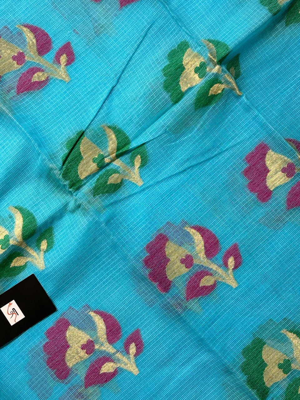 Pure Weaved Kota Cotton Doria Saree