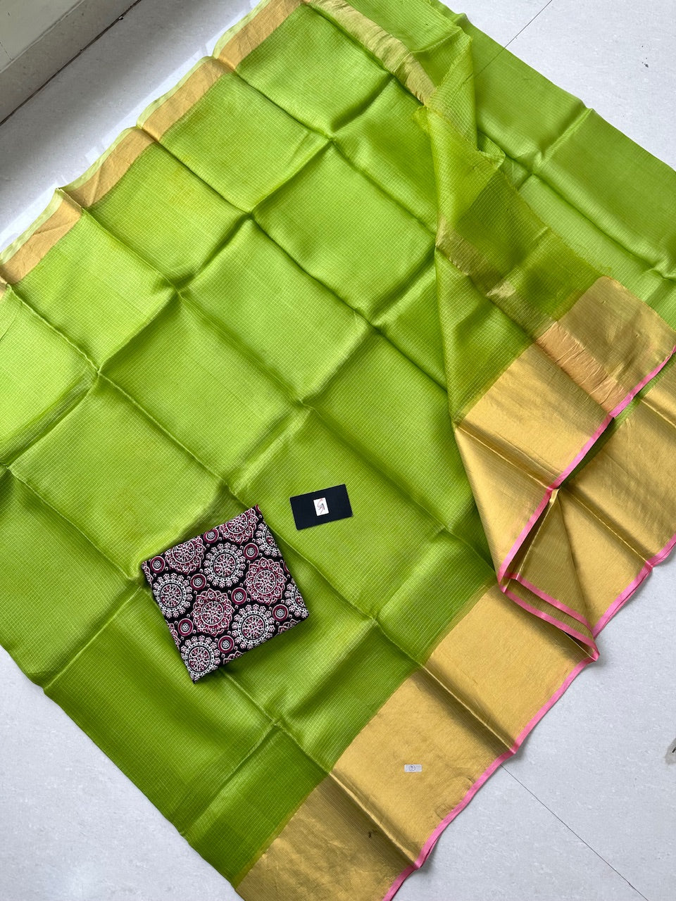 Pure Single Dyed Kota Silk Saree