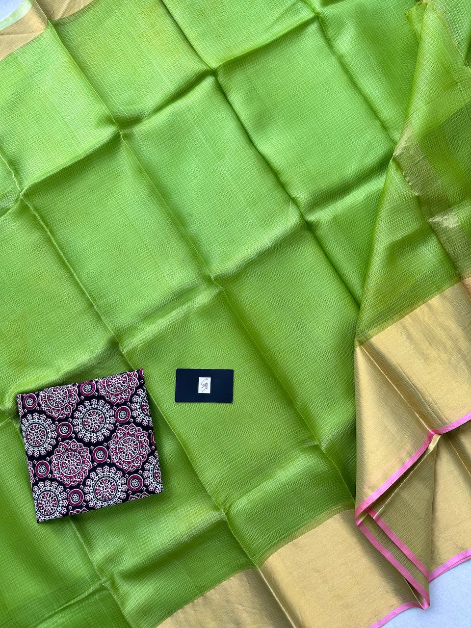 Pure Single Dyed Kota Silk Saree