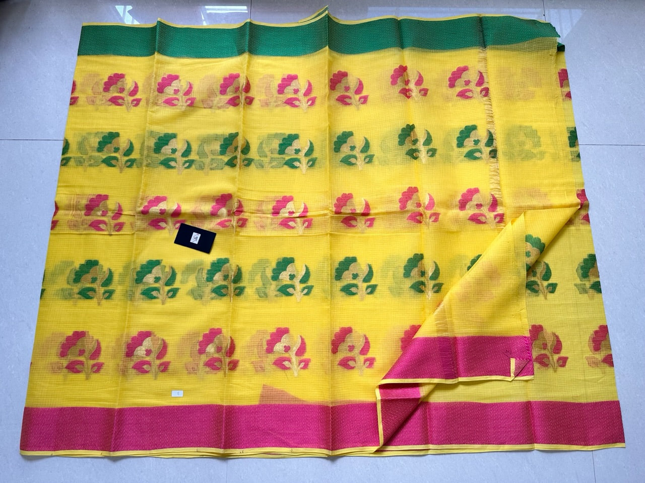 Pure Weaved Kota Cotton Doria Saree