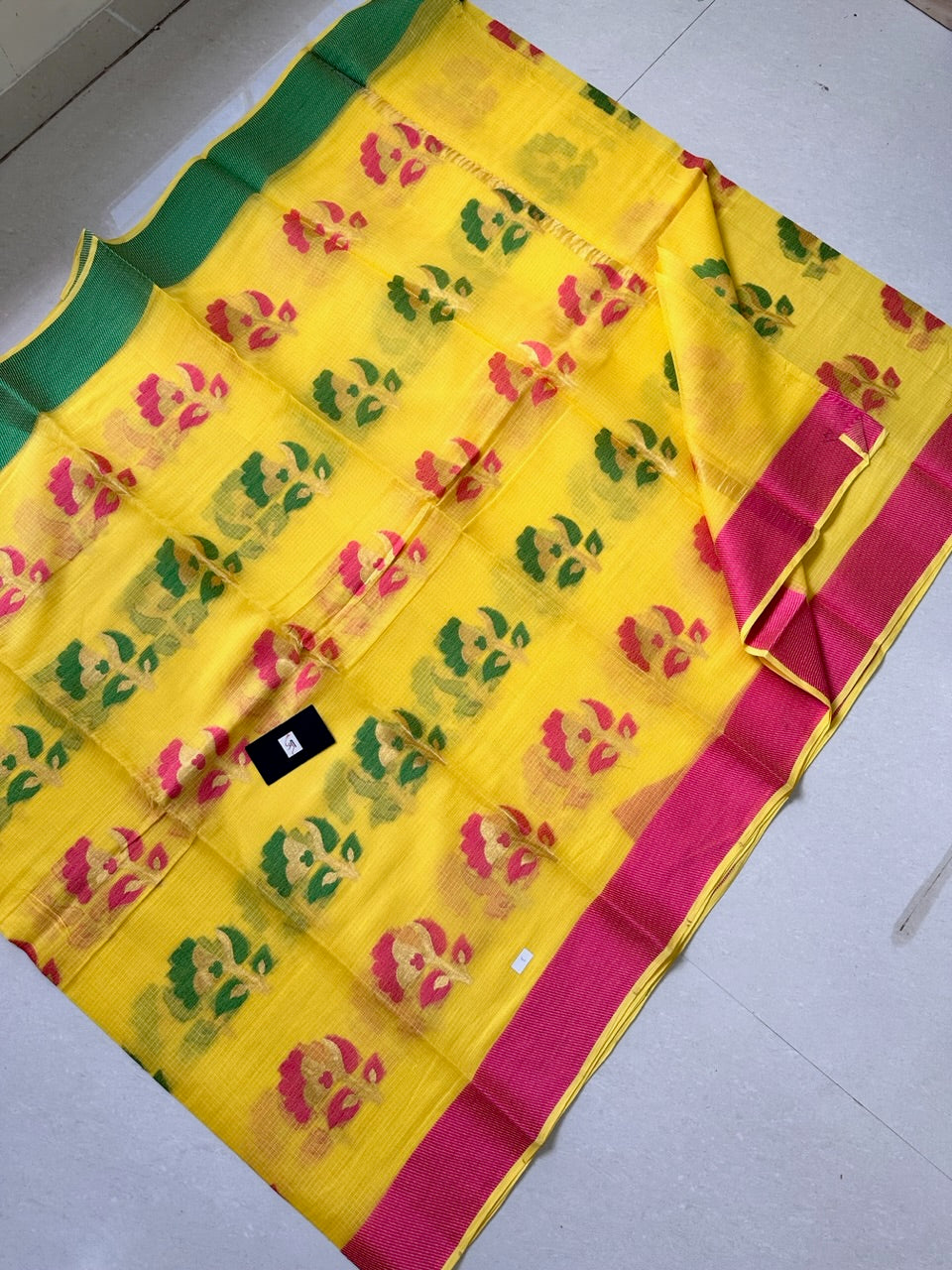 Pure Weaved Kota Cotton Doria Saree