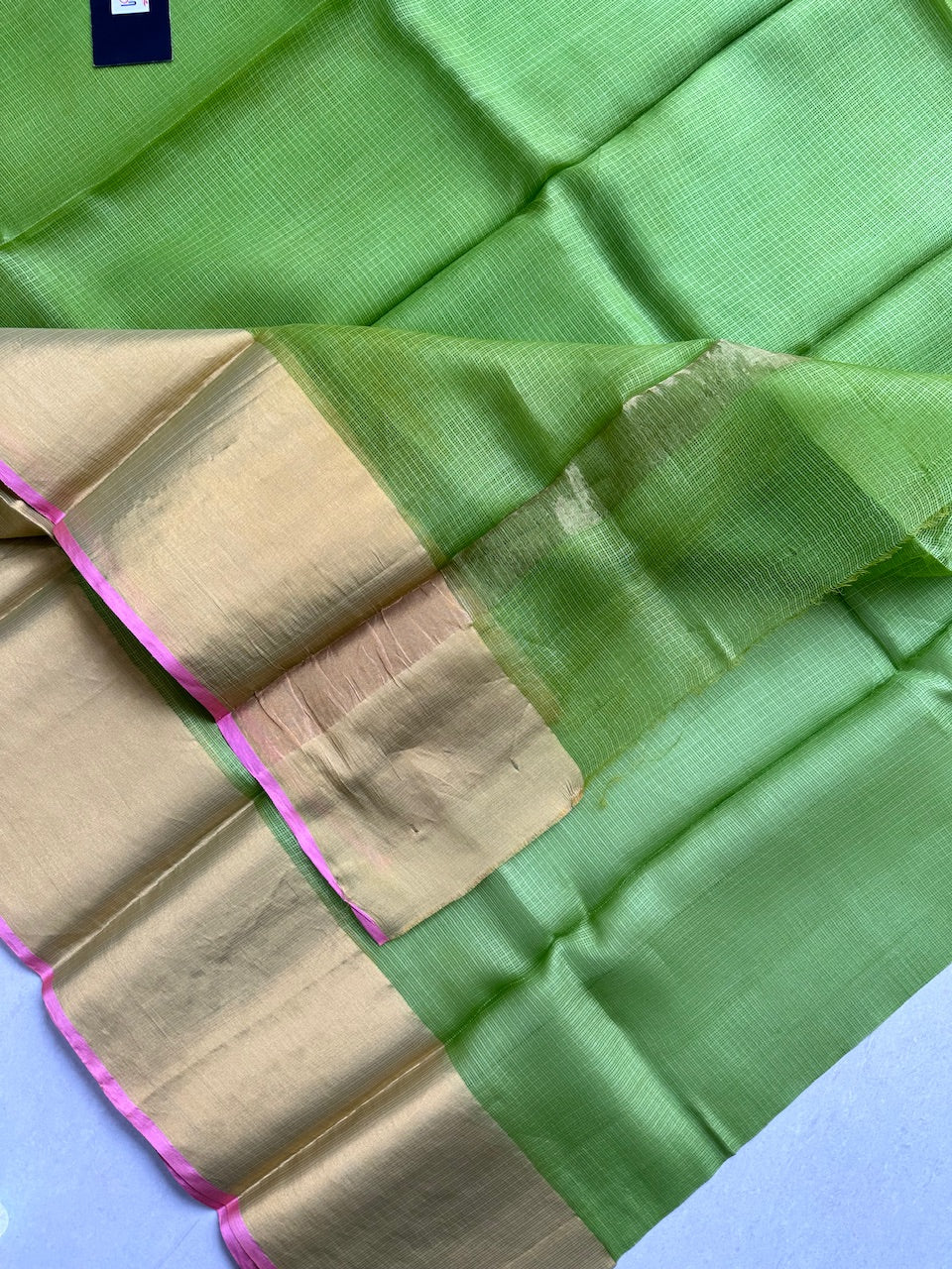 Pure Single Dyed Kota Silk Saree