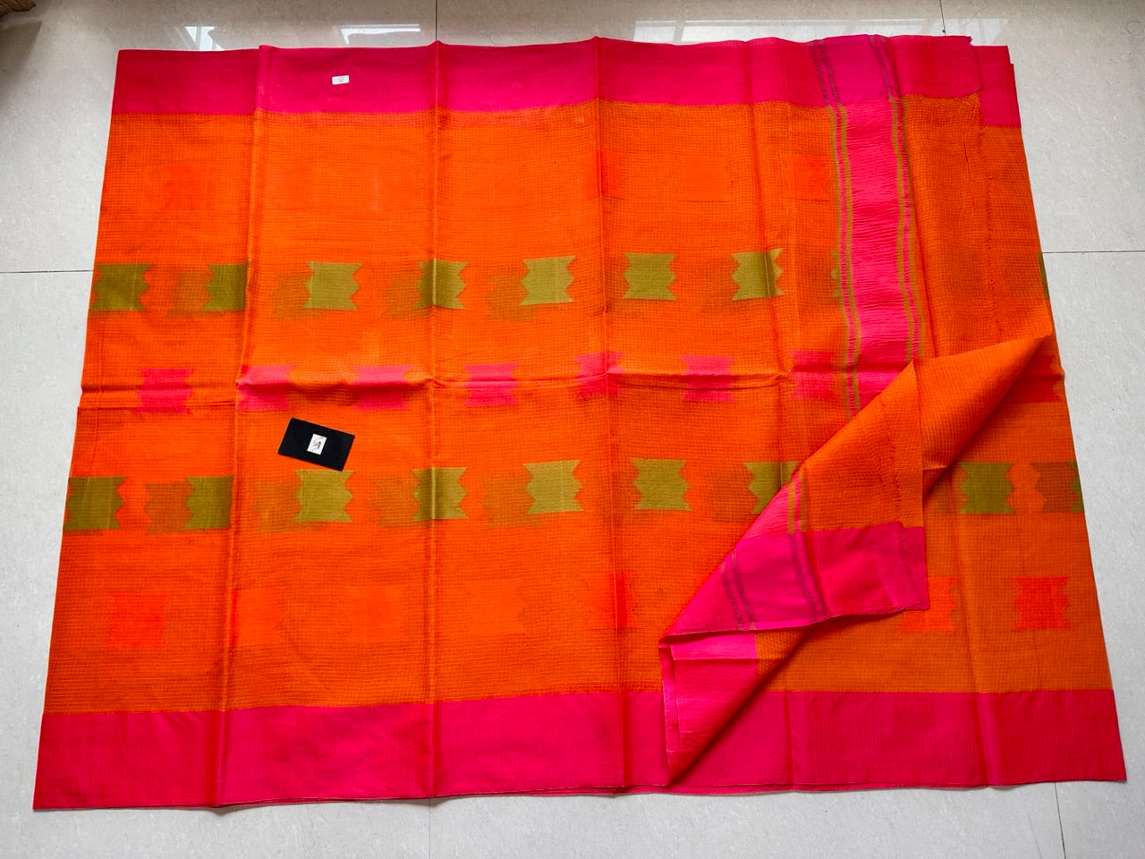 Pure Weaved Kota Cotton Doria Saree