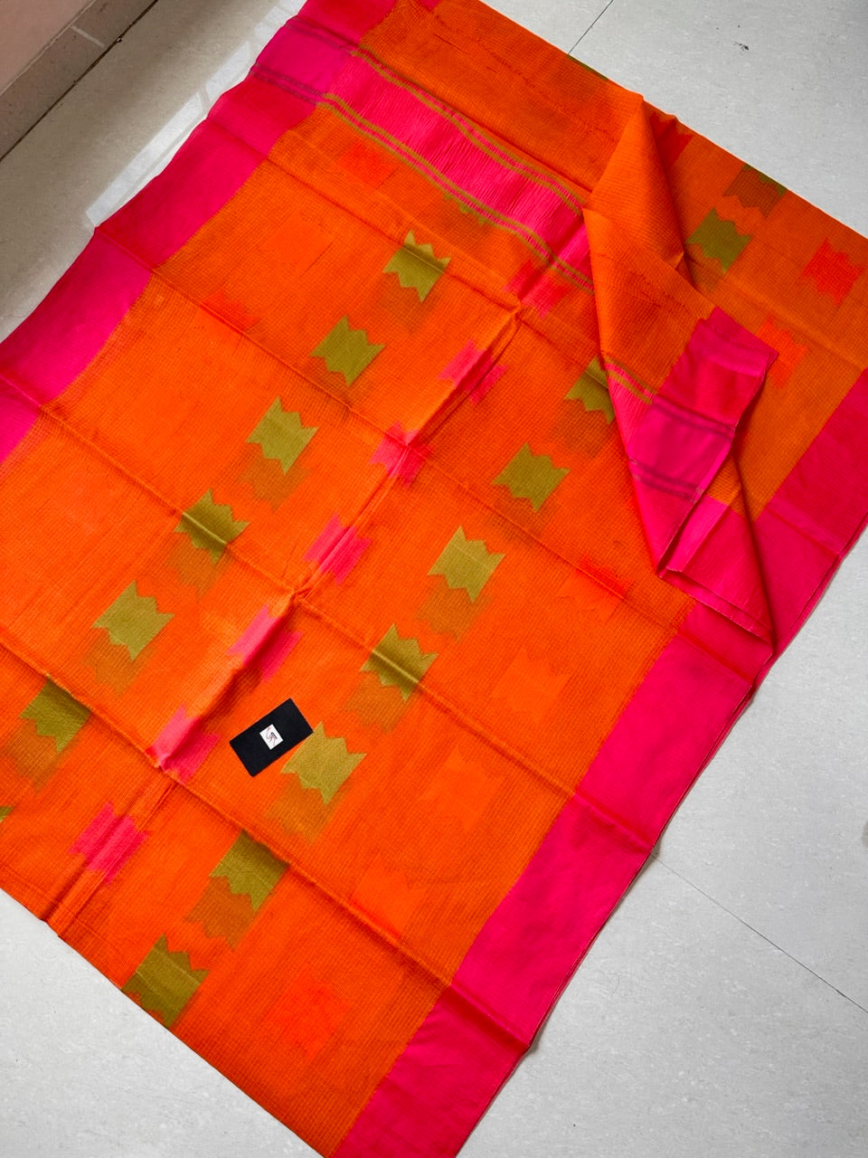 Pure Weaved Kota Cotton Doria Saree