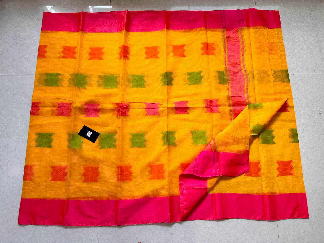 Pure Weaved Kota Cotton Doria Saree