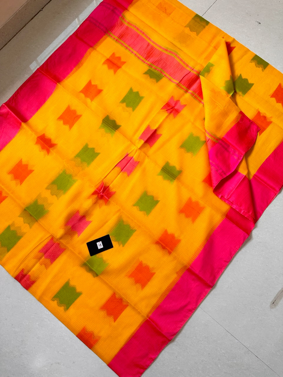 Pure Weaved Kota Cotton Doria Saree