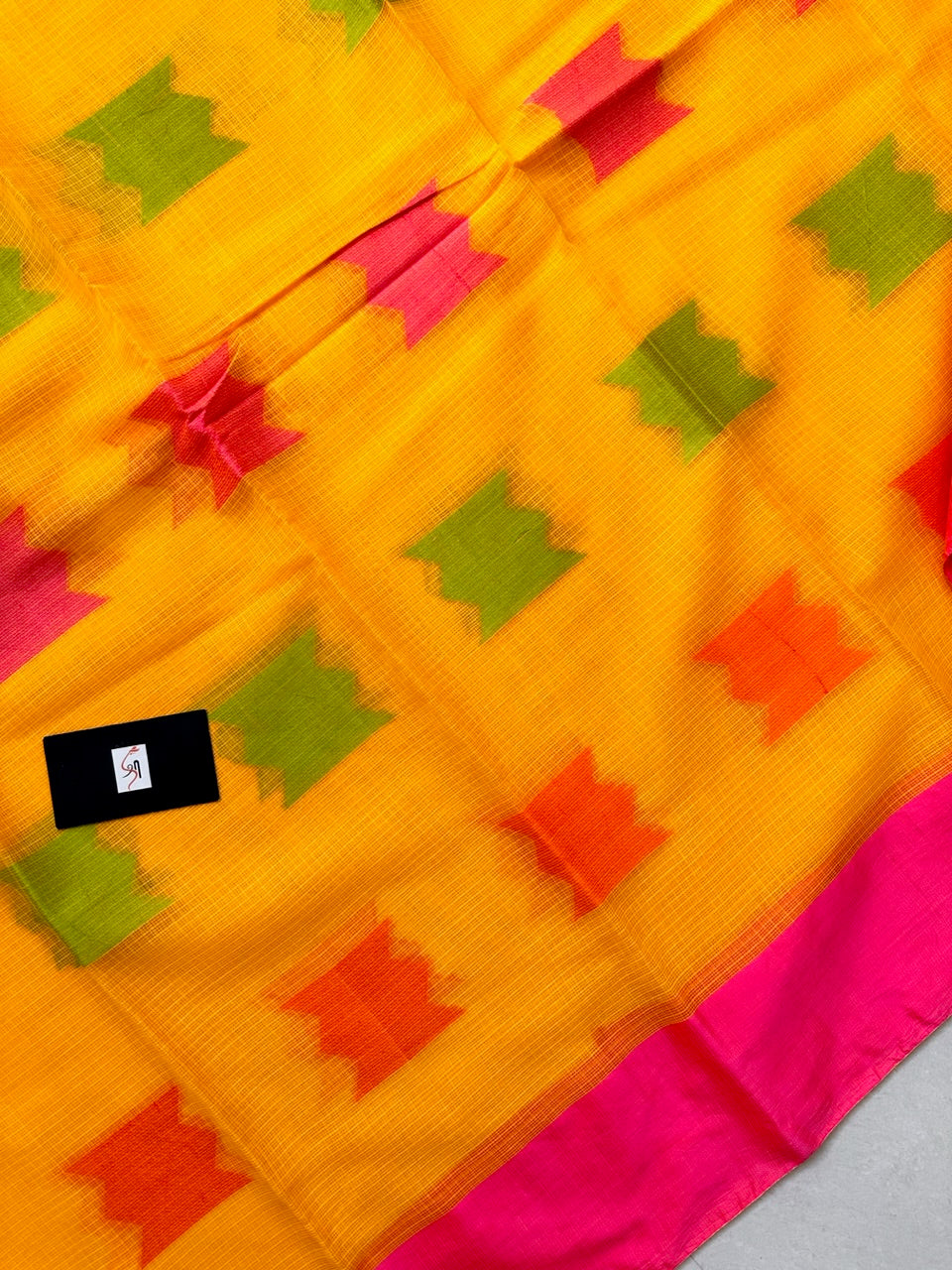 Pure Weaved Kota Cotton Doria Saree