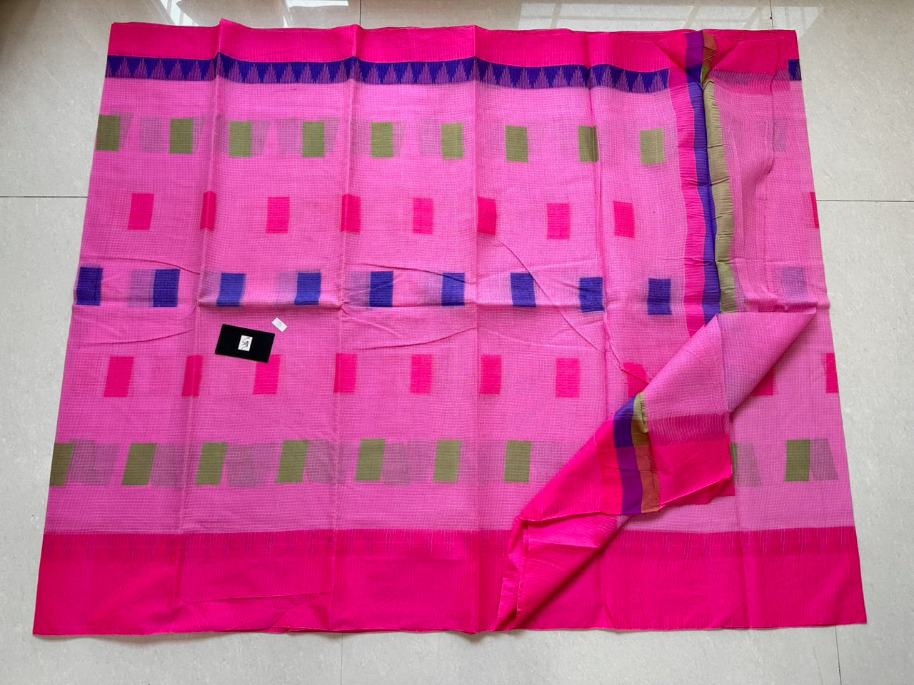 Pure Weaved Kota Cotton Doria Saree