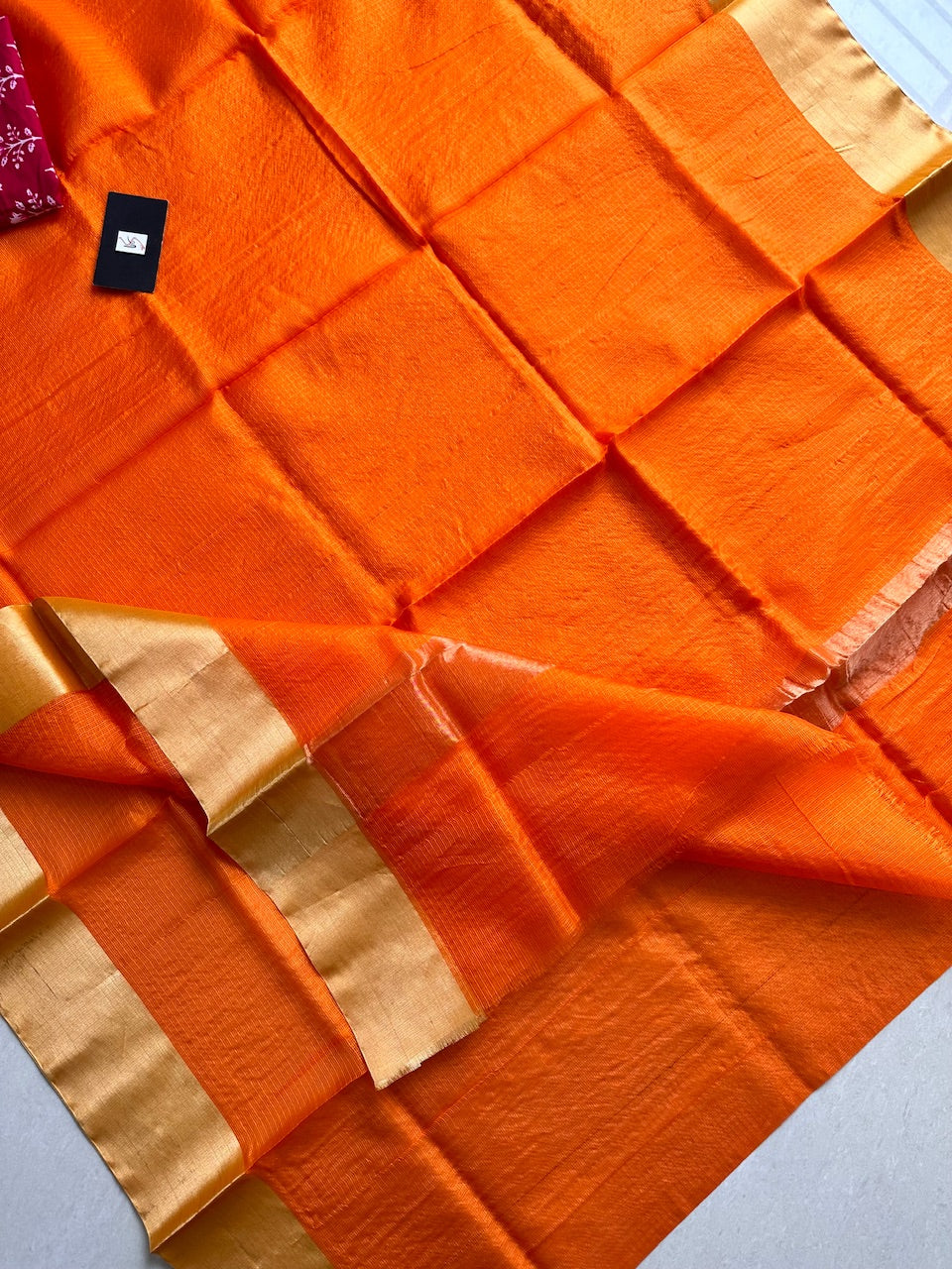 Pure Single Dyed Kota Silk Saree