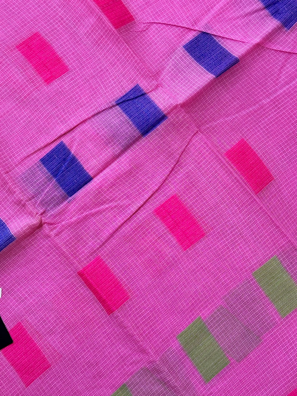 Pure Weaved Kota Cotton Doria Saree