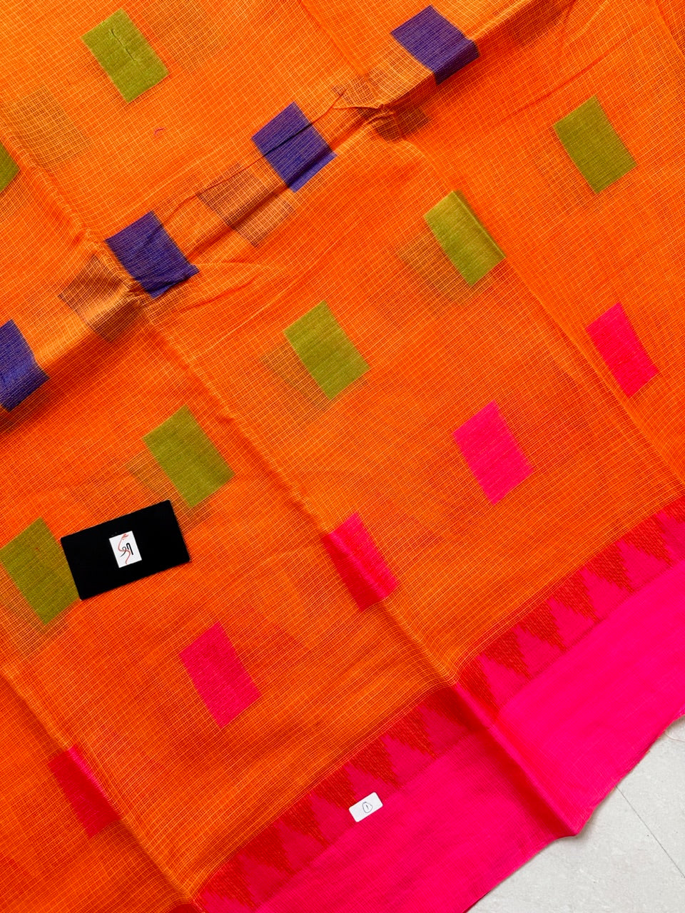 Pure Weaved Kota Cotton Doria Saree