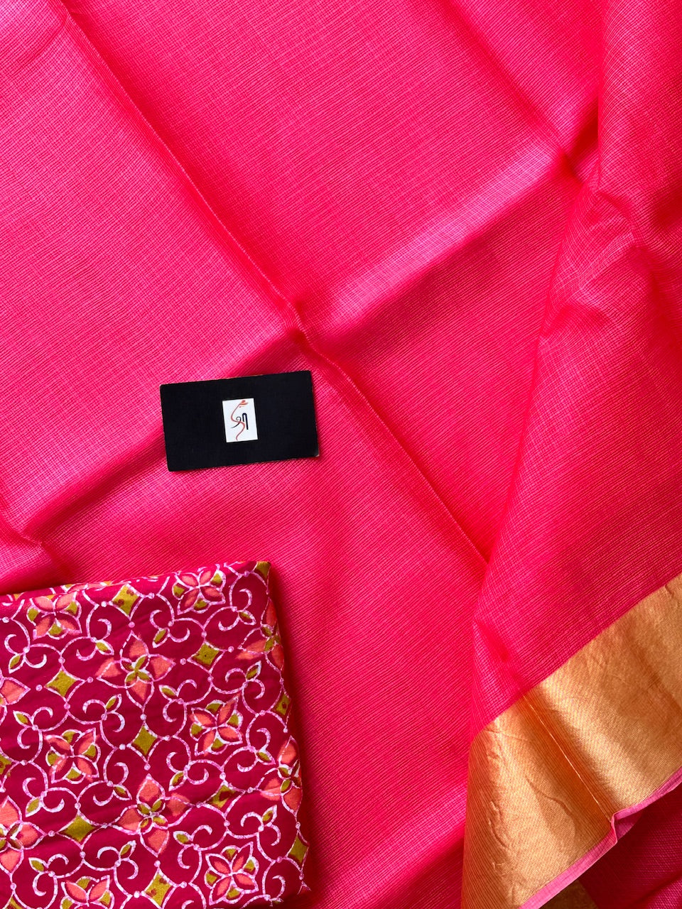 Pure Single Dyed Kota Silk Saree