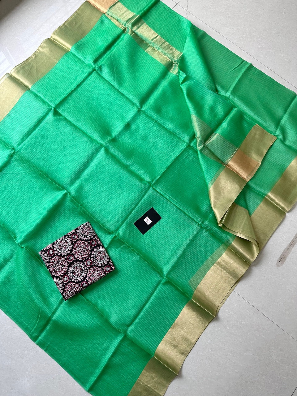 Pure Single Dyed Kota Silk Saree