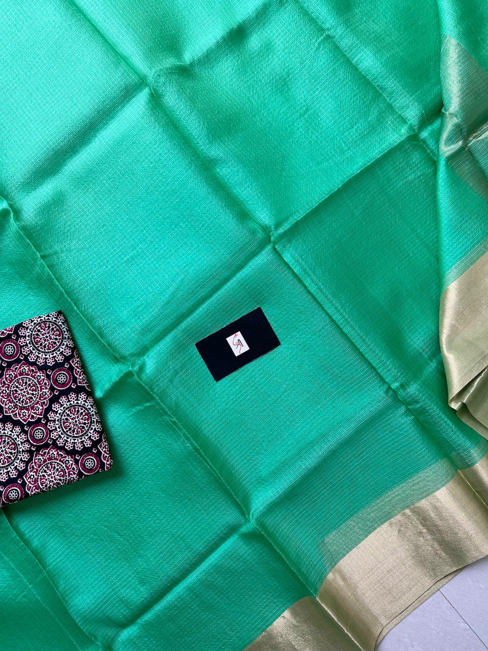 Pure Single Dyed Kota Silk Saree