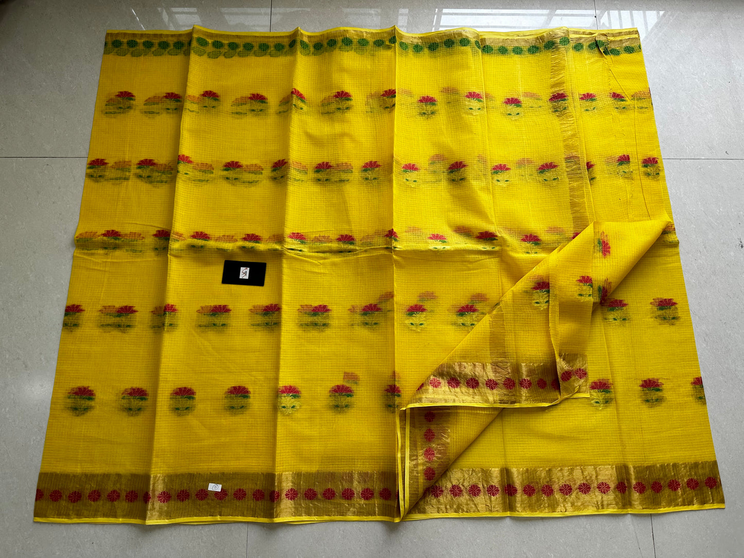 Pure Weaved Kota Cotton Doria Saree