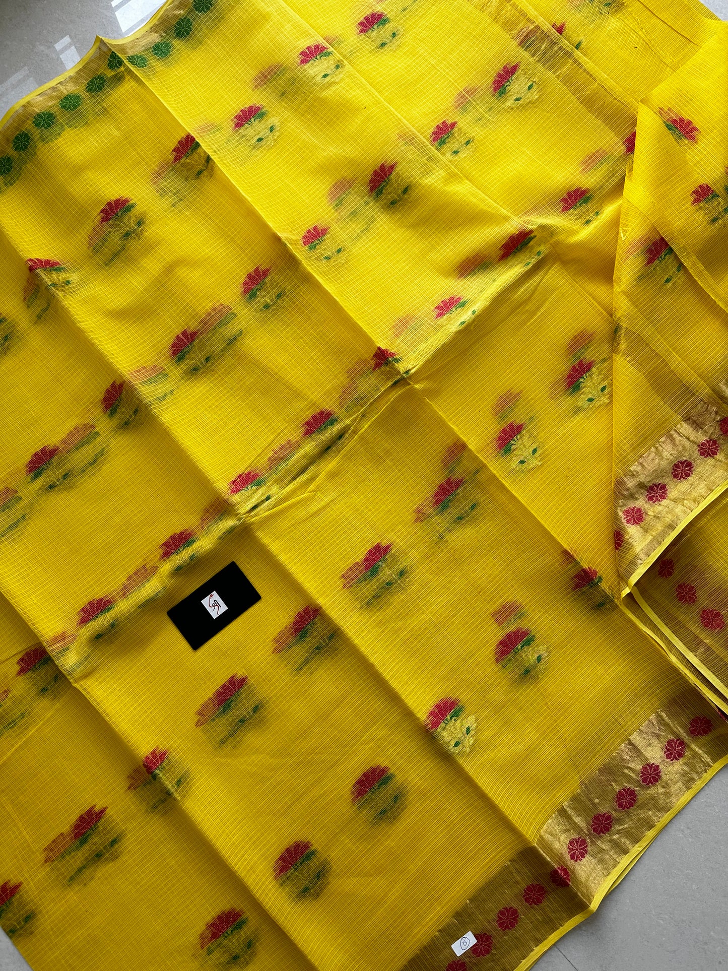 Pure Weaved Kota Cotton Doria Saree