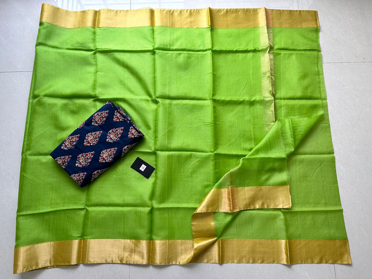 Pure Single Dyed Kota Silk Saree