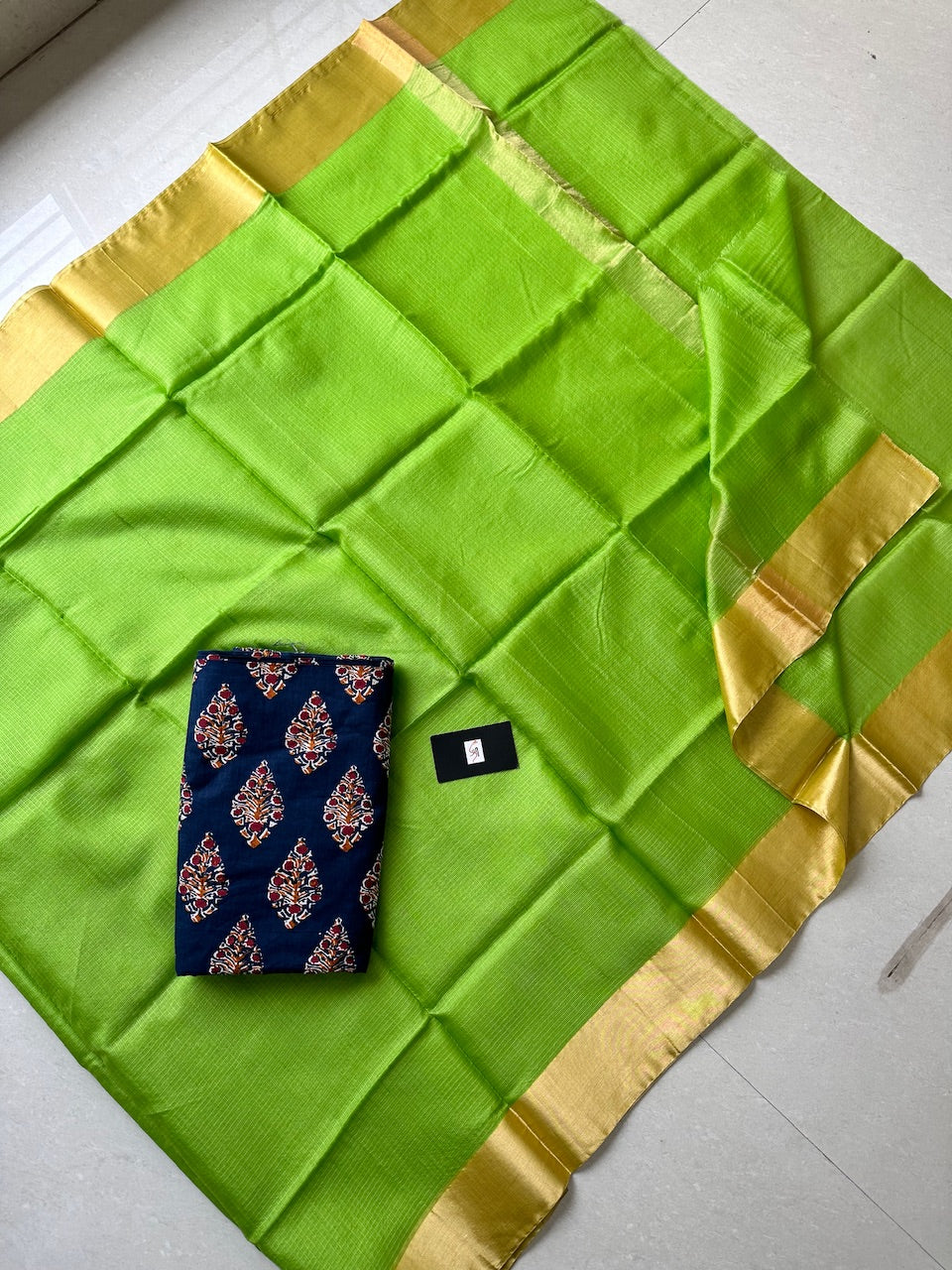 Pure Single Dyed Kota Silk Saree