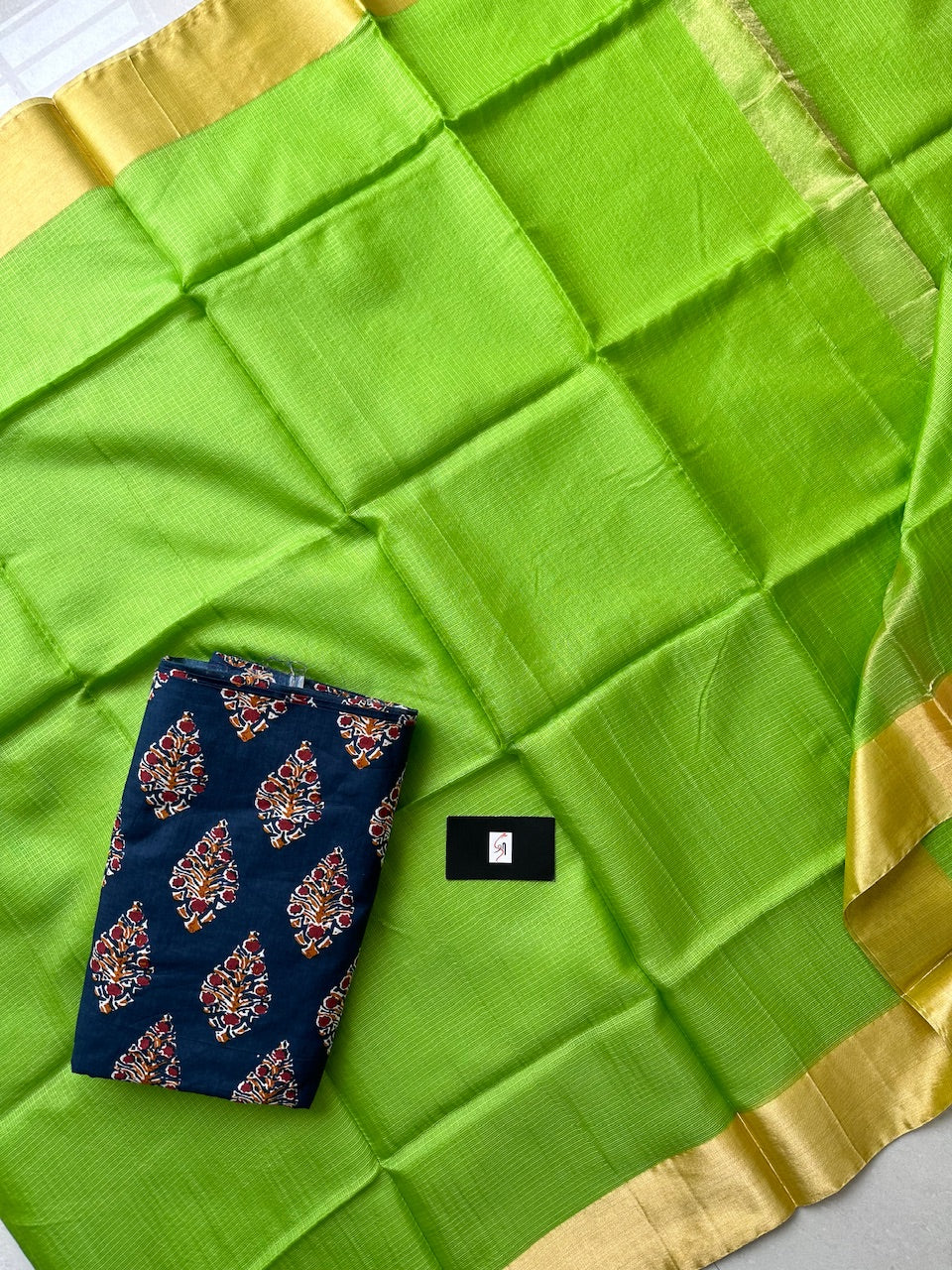 Pure Single Dyed Kota Silk Saree