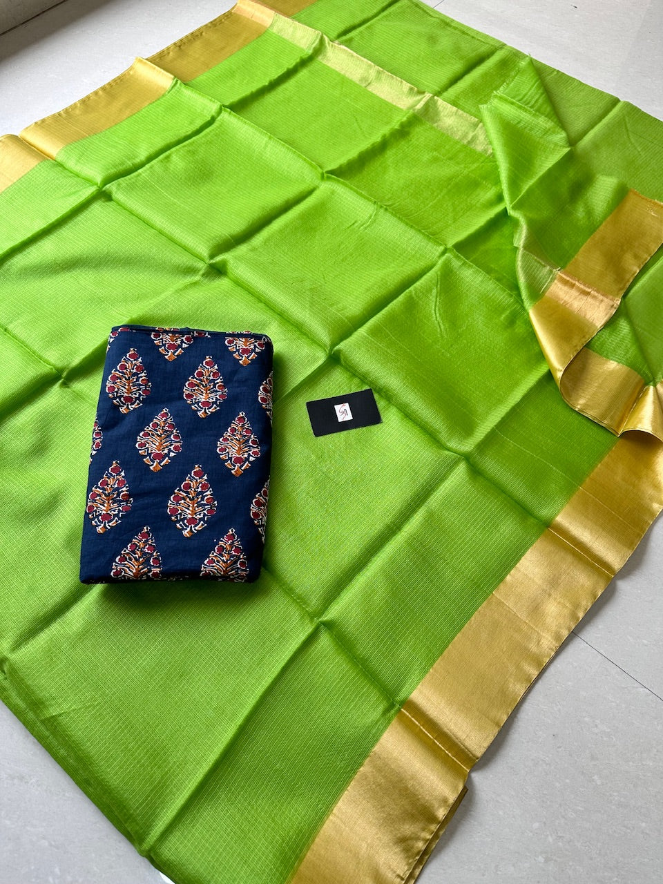 Pure Single Dyed Kota Silk Saree