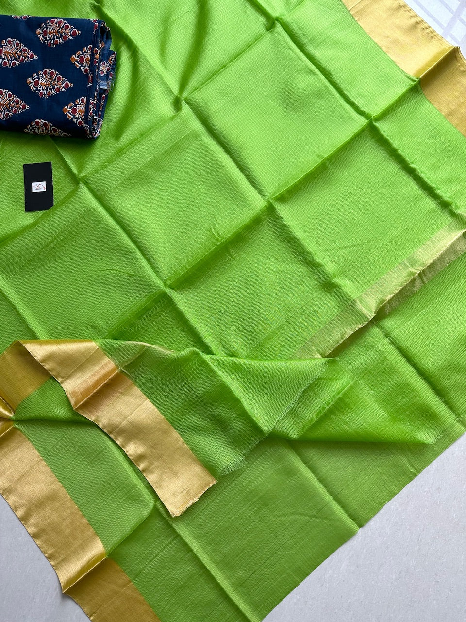 Pure Single Dyed Kota Silk Saree