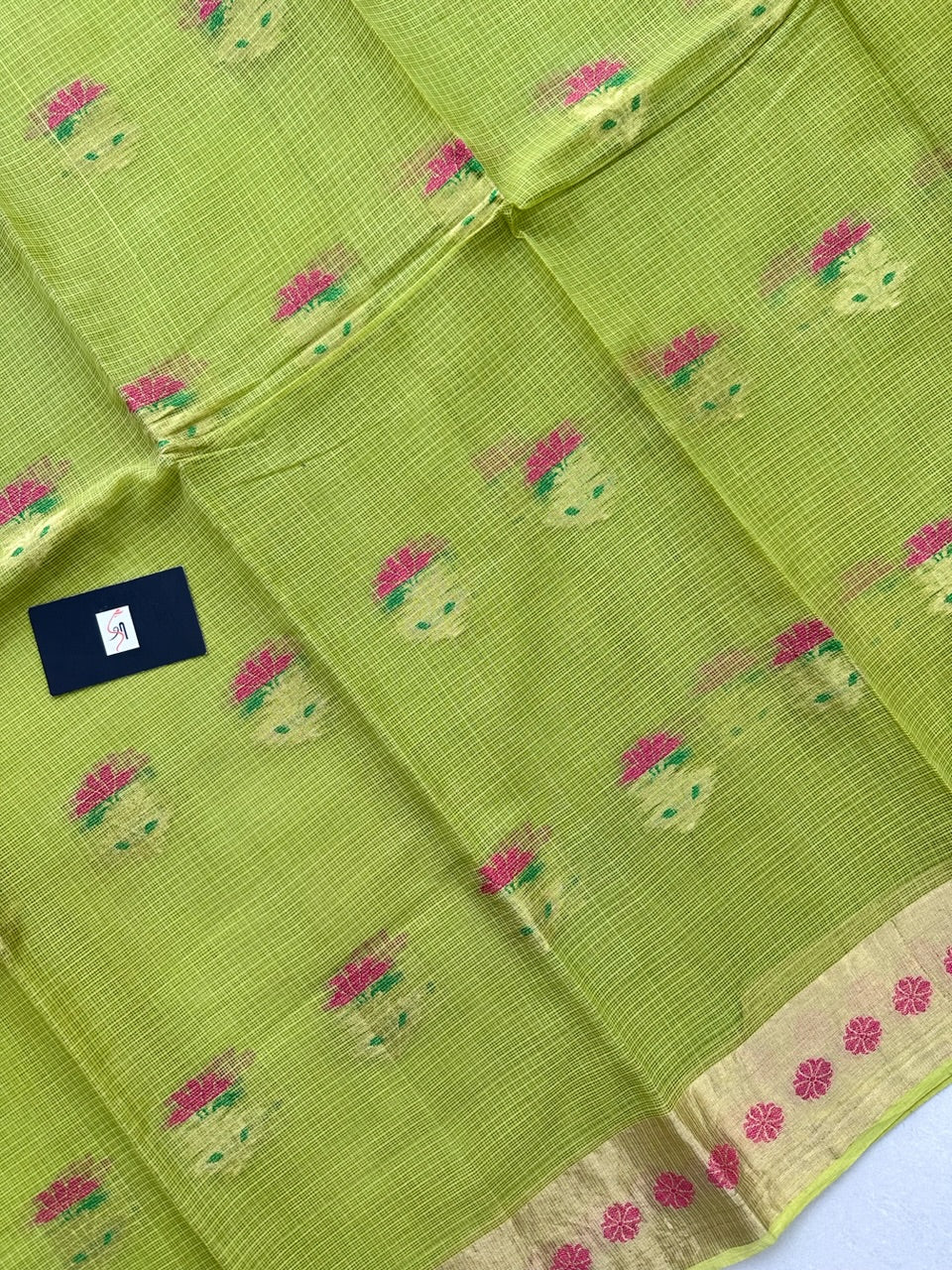 Pure Weaved Kota Cotton Doria Saree