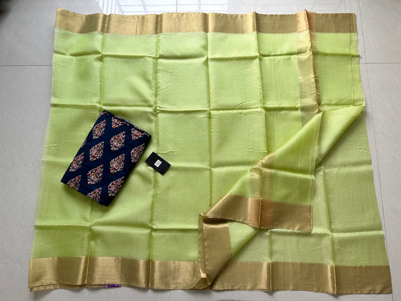 Pure Single Dyed Kota Silk Saree