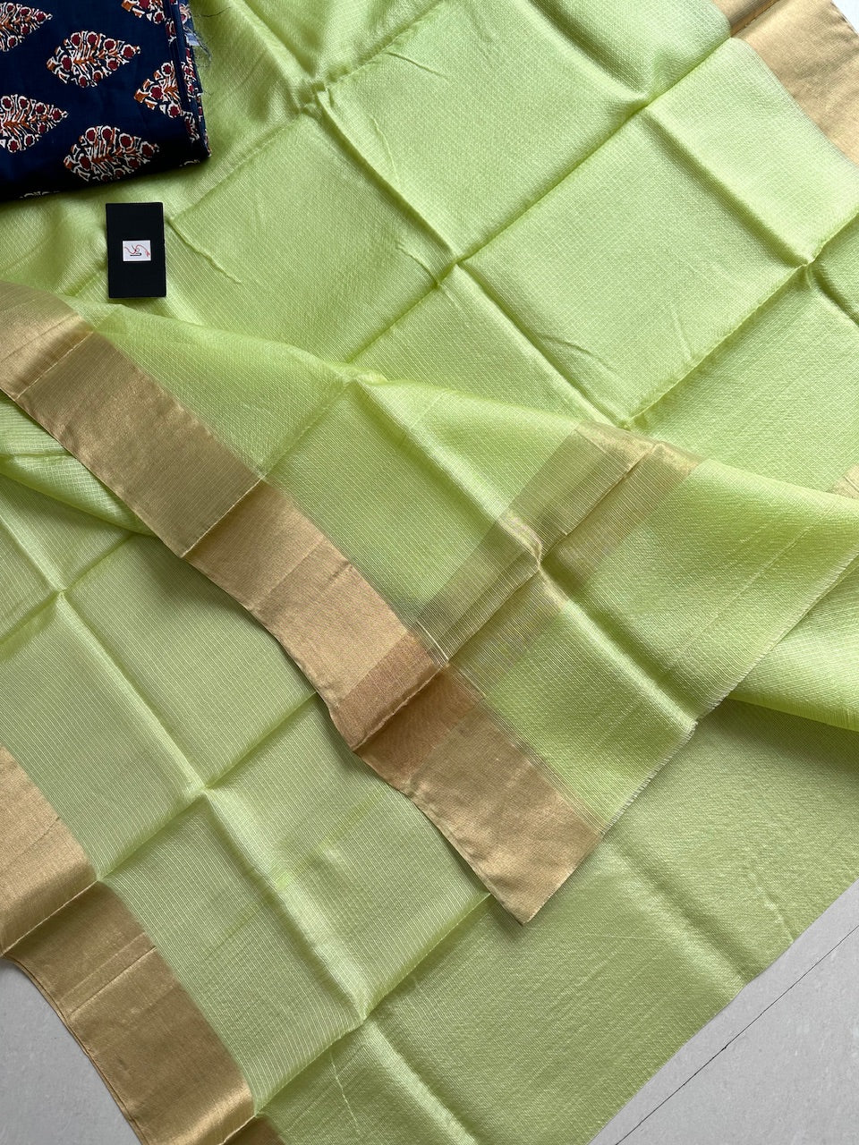 Pure Single Dyed Kota Silk Saree