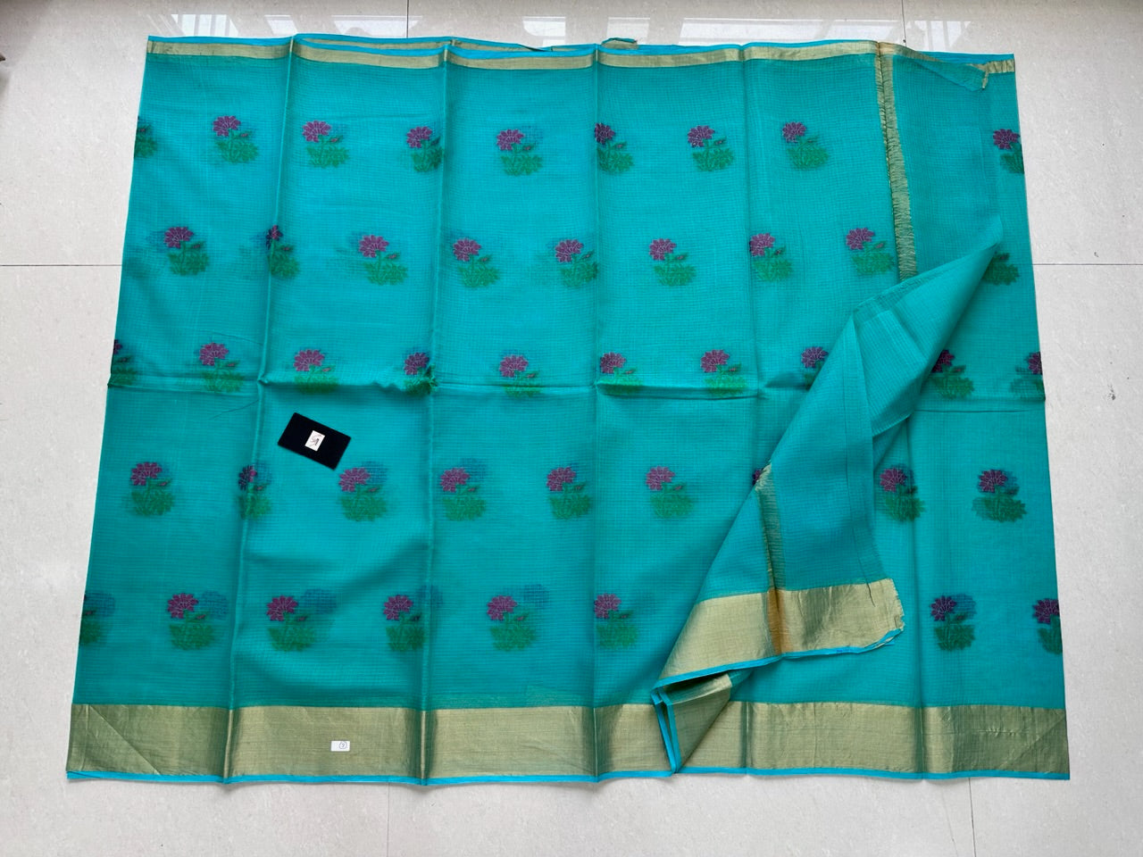 Pure Weaved Kota Cotton Doria Saree