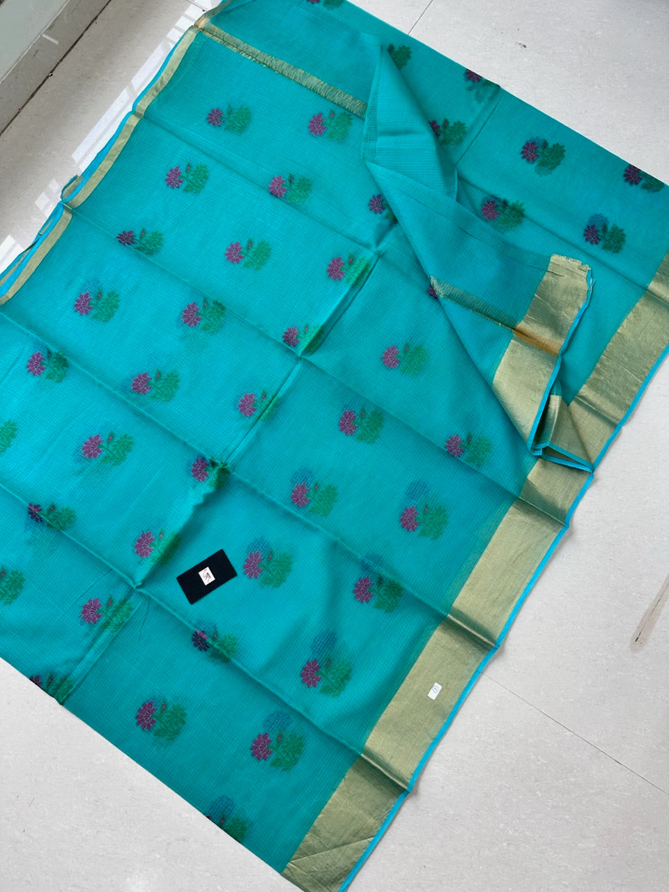 Pure Weaved Kota Cotton Doria Saree