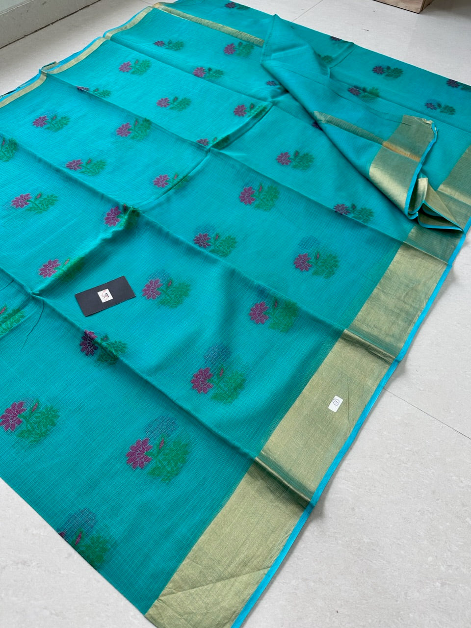 Pure Weaved Kota Cotton Doria Saree