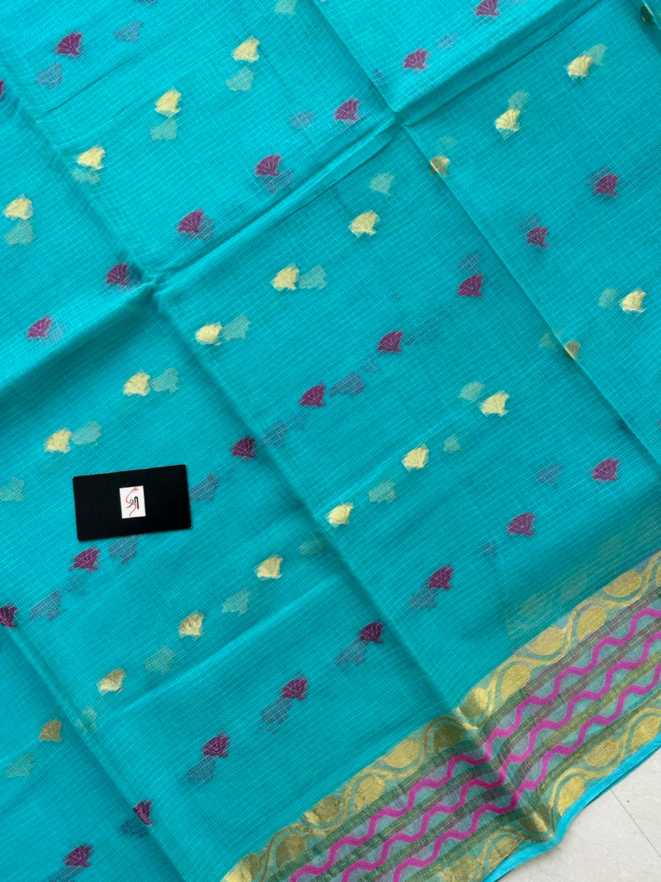 Pure Weaved Kota Cotton Doria Saree