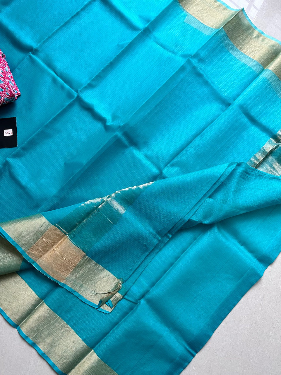 Pure Single Dyed Kota Silk Saree