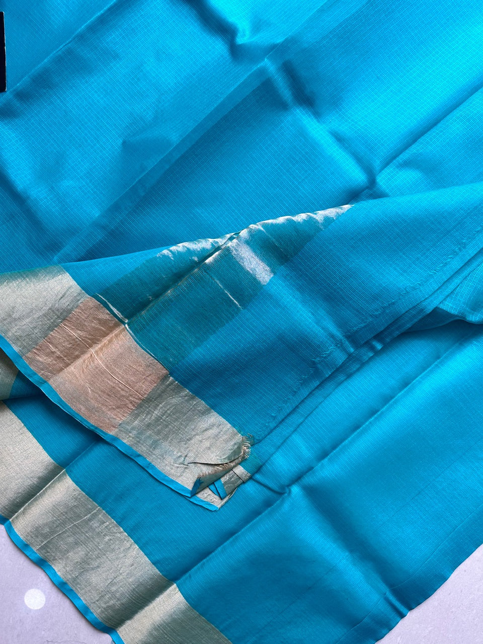 Pure Single Dyed Kota Silk Saree