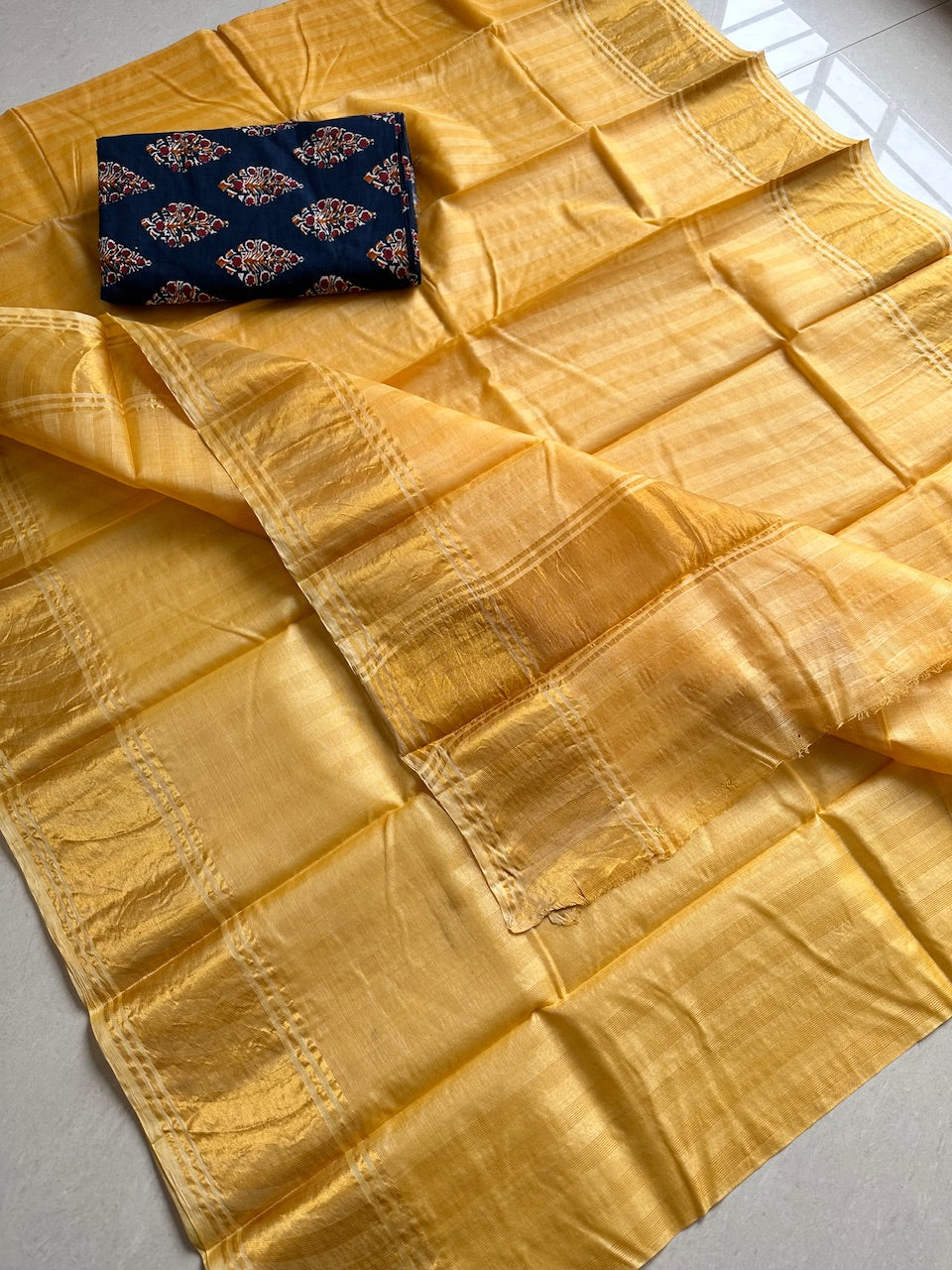 Pure Single Dyed Kota Silk Saree