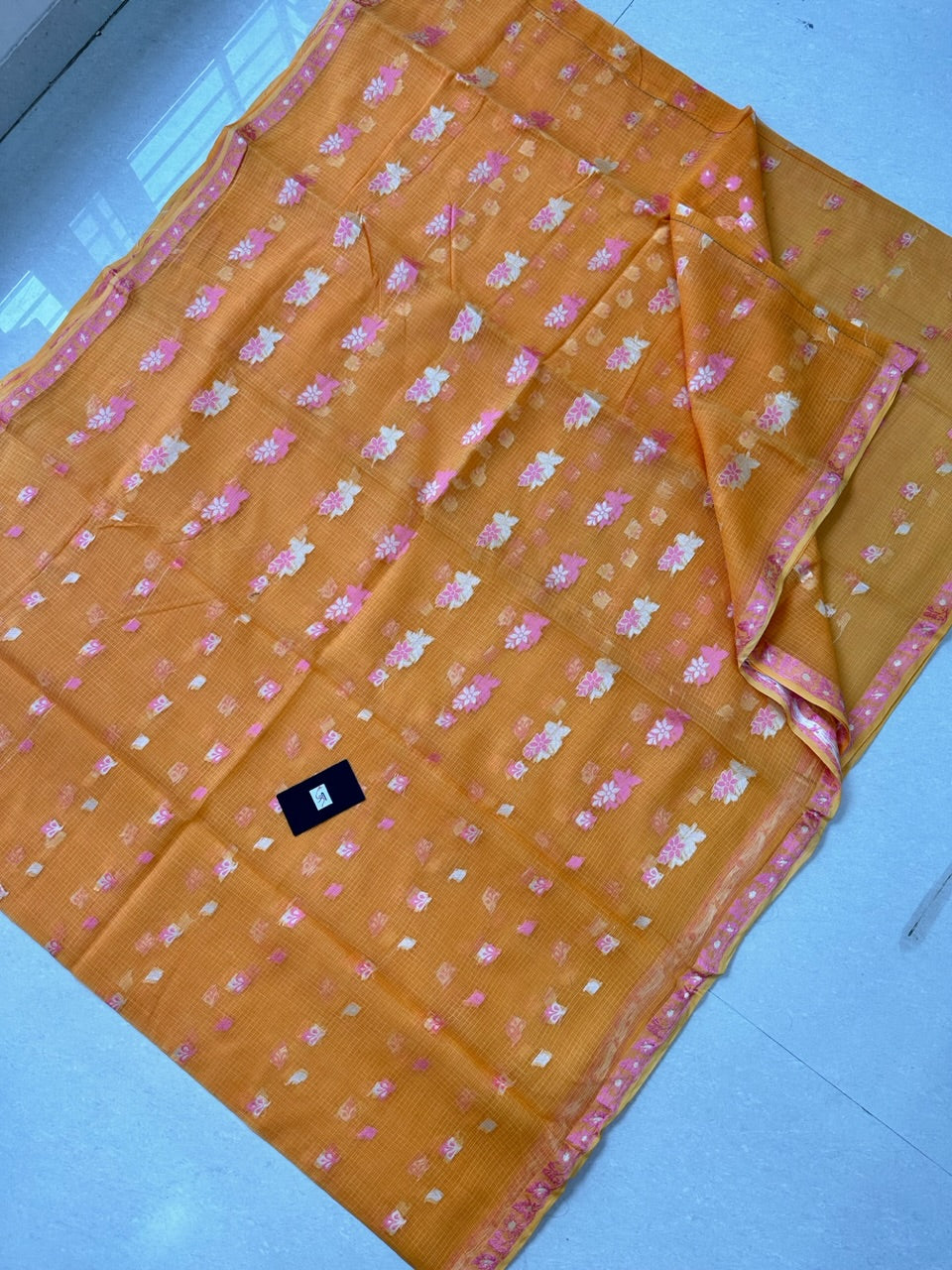 Pure Weaved Kota Cotton Doria Saree