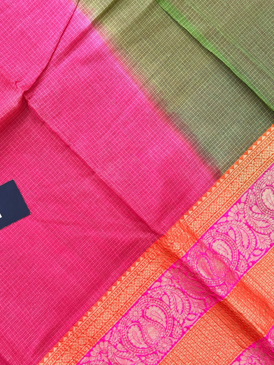 Pure Weaved Kota Cotton Doria Saree