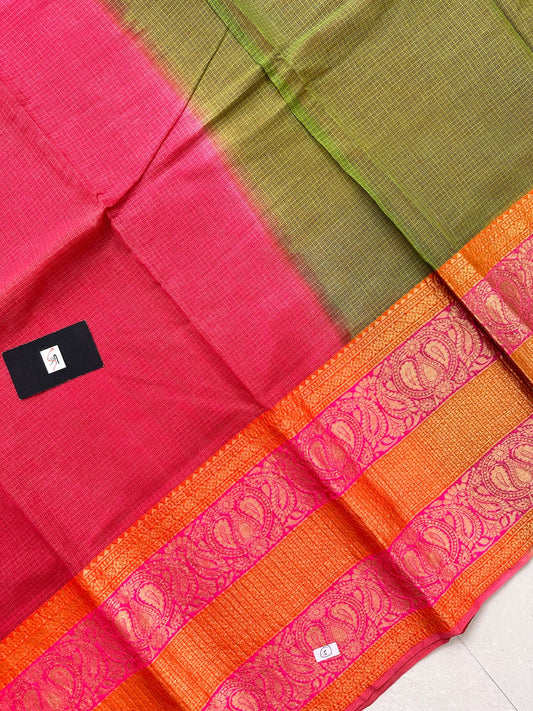 Pure Weaved Kota Cotton Doria Saree