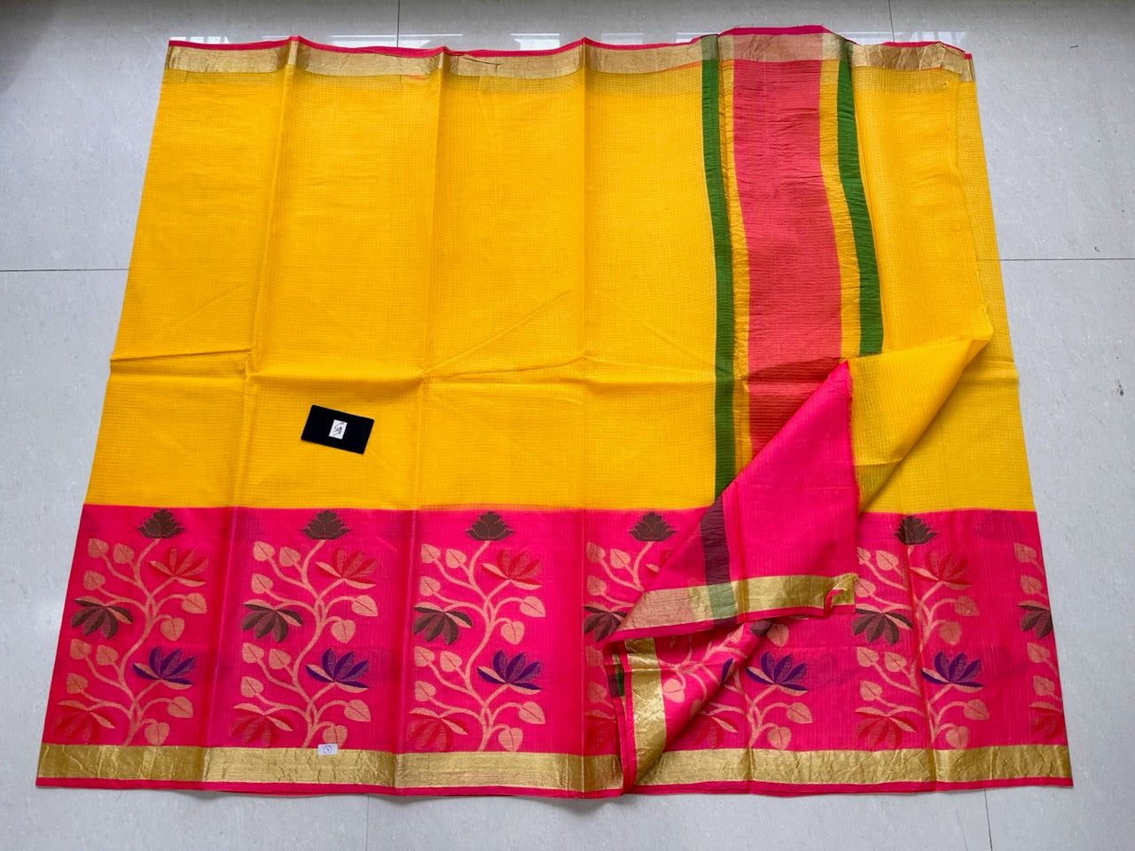 Pure Weaved Kota Cotton Doria Saree