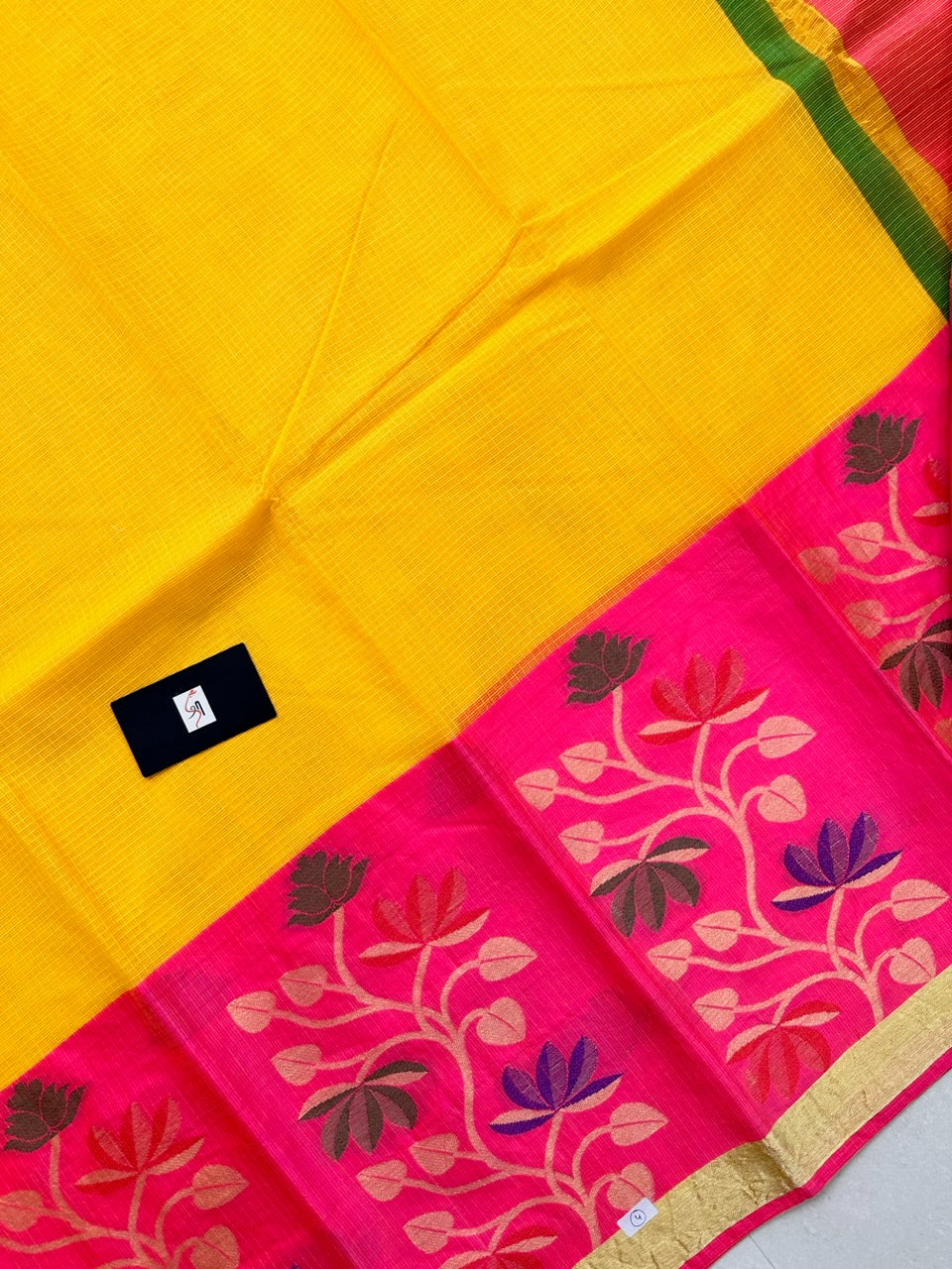 Pure Weaved Kota Cotton Doria Saree