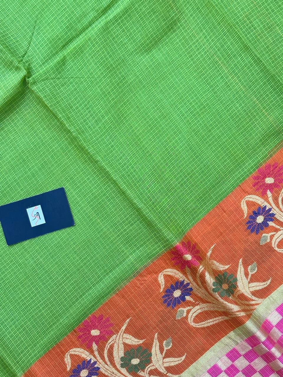 Pure Weaved Kota Cotton Doria Saree